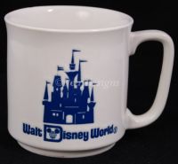 DISNEY WORLD Castle Coffee Mug JAPAN - Vintage